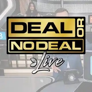 Deal or No Deal Live slot logo by Evolution at Lex Casino