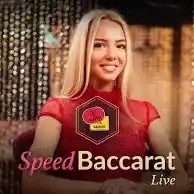 Live Dealer logo of Speed Baccarat A from Evolution at Lex Casino