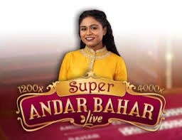 Official Live Dealer logo: Super Andar Bahar by Evolution at Lex Casino